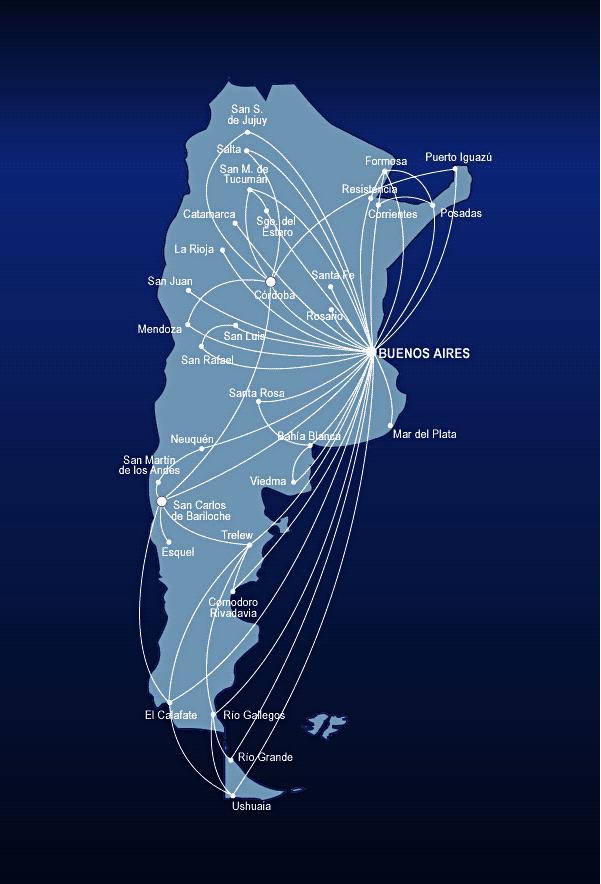 Aerolineas Argentinas Route