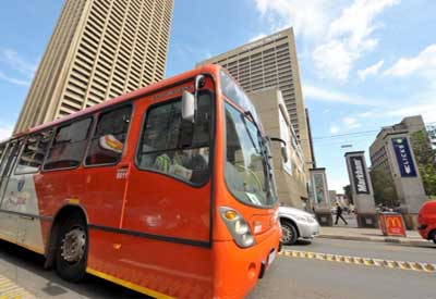 Autobus en Sudafrica