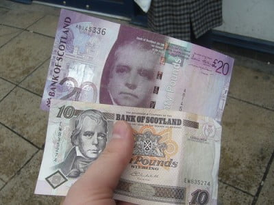 Billetes Banco de Escocia