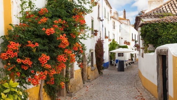 Calles de Óbidos, Portugal