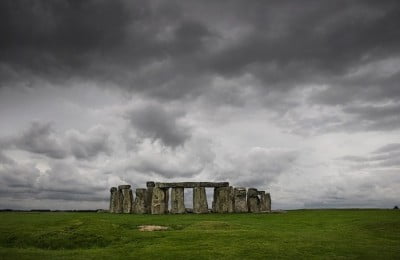 Cielo en Stonehenge