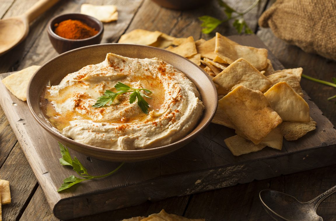 Comida árabe Humus