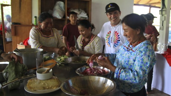 Comunidad kichwa en el Parque Nacional Yasuní (Ecuador)