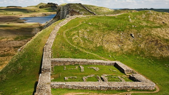 El famoso Muro de Adriano o Hadrian's Wall