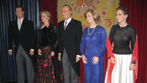 Familia Real española en el Museo de Cera de Madrid