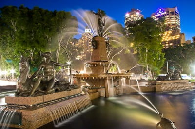 Fuente de agua en Hyde Park