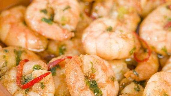 Gambas al ajillo