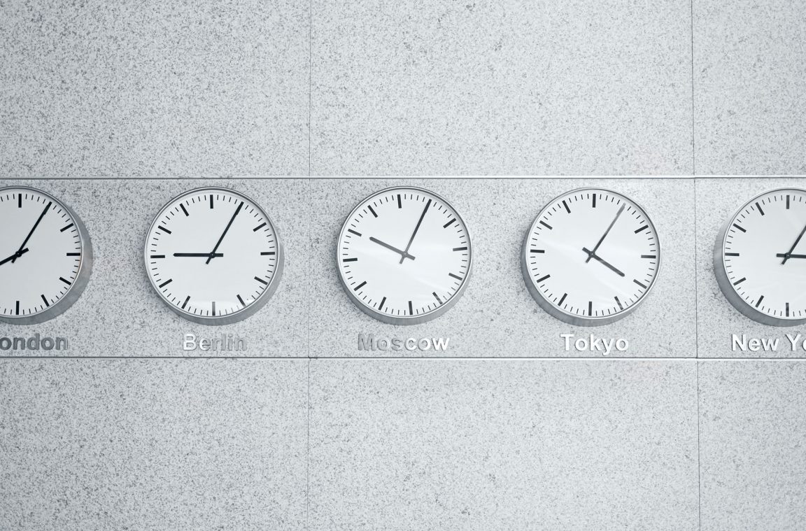 La diferencia horaria entre los distintos países
