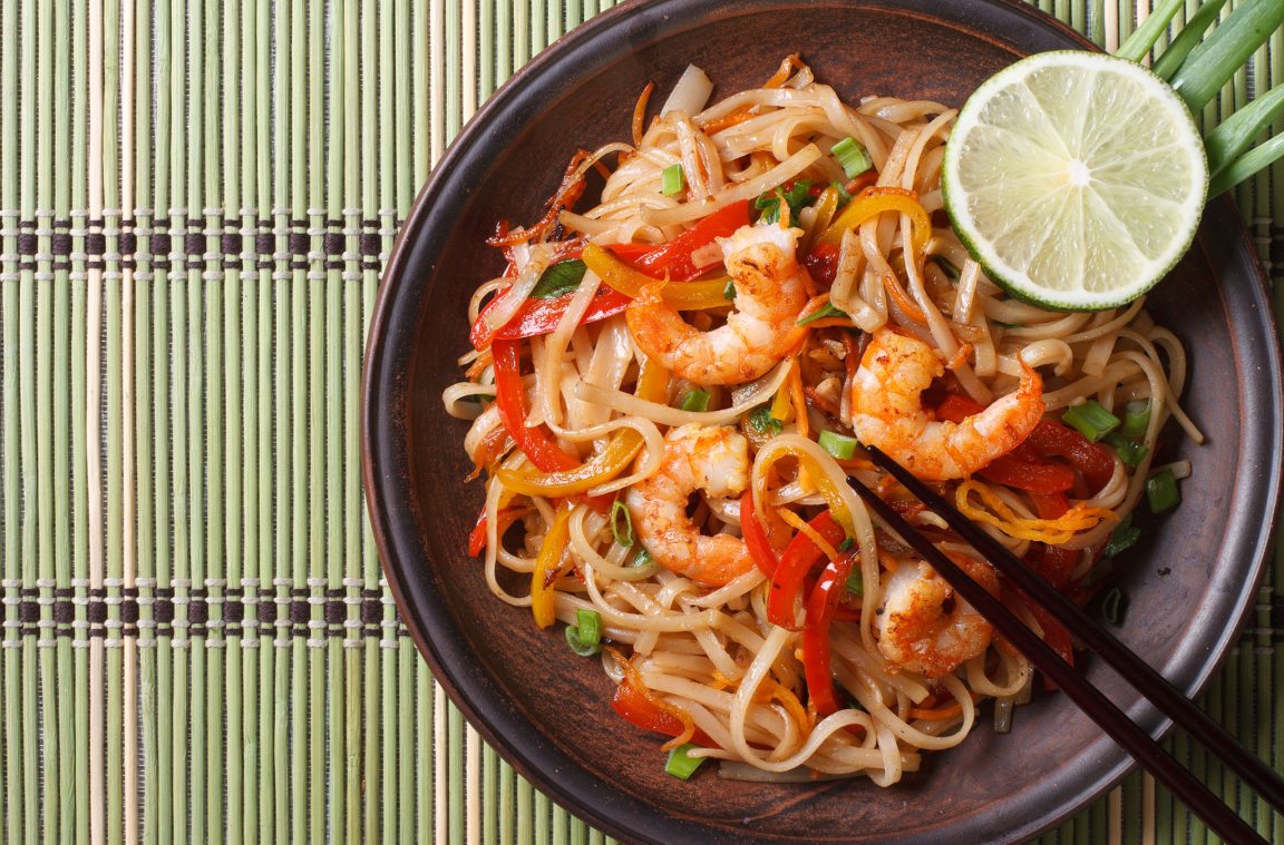 Ingredientes del Pad Thai