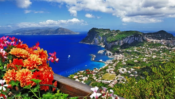 Isla de Capri, Golfo de Nápoles, Italia