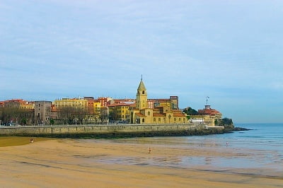 La costa en Asturias playa