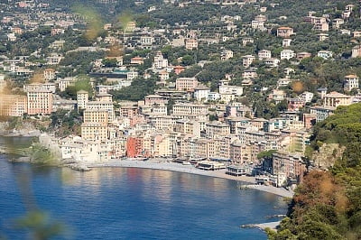 La costa mediterránea panorámica