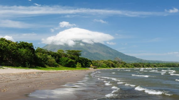 Vistas del Lago Cocibolca desde la Isla Ometepe (Nicaragua)