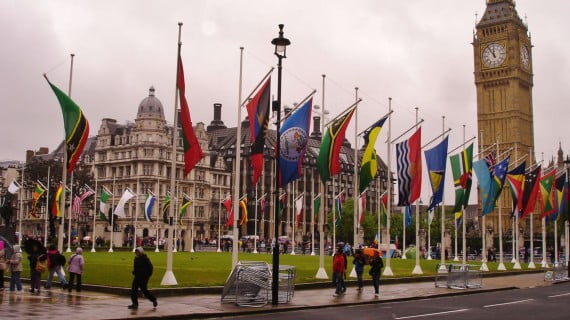 Londres el día del Jubileo de Diamante de la Reina