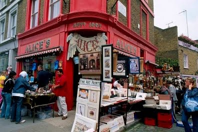 Mercadillos en Londres Portobello