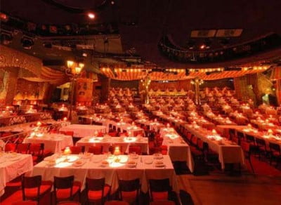 Mesas de cena Moulin Rouge