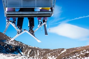 Motos de nieve en Cerler