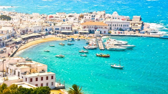 Mykonos, el lugar de vacaciones de Cristiano Ronaldo