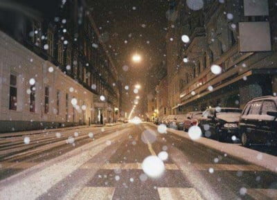 Nevando en Viena