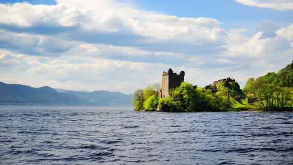 Panorámica del Lago Ness, Escocia