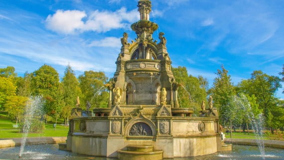 Parque Kelvingrove, Glasgow, Escocia