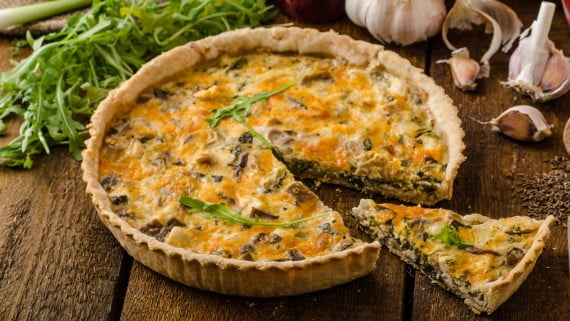 Quiche florentine o florentina: la variante de espinacas de la quiche lorraine