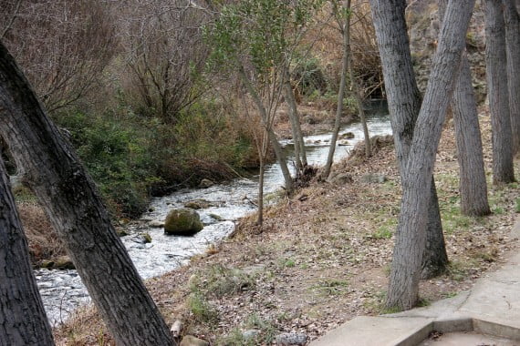 Rio Palancia justo antes del Salto de la Novia