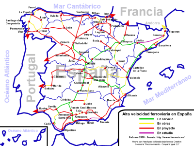 Rutas del AVE