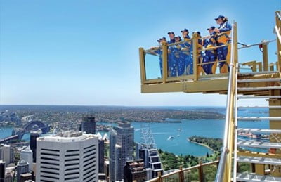 Sydney tower skywalk