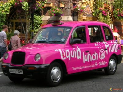 Taxis decorados de Londres