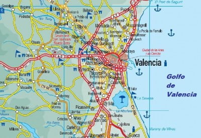 Mapa de Valencia