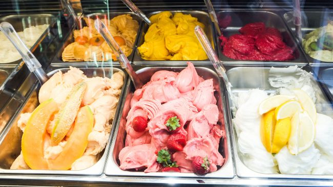 El "gelato" para combatir el calor del verano en Roma