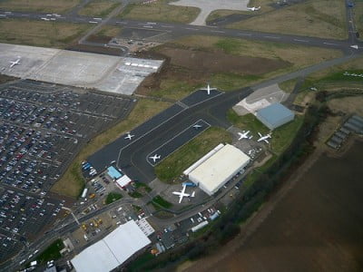 Vista Aeropuerto Edimburgo