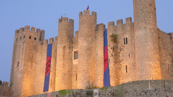 Vistas del Castillo de Óbidos, Portugal