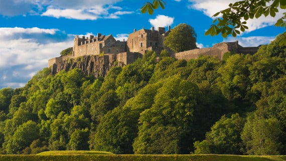 Vistas del Castillo de Stirling, Escocia, Reino Unido