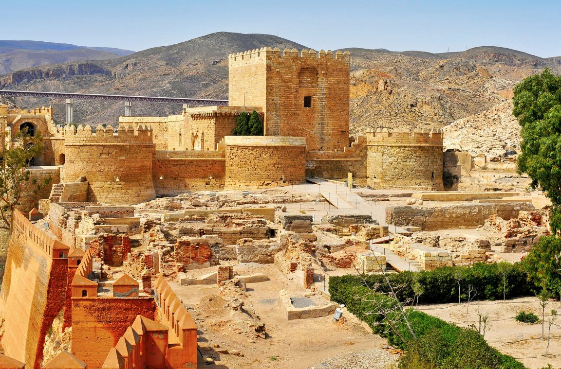 Alcazaba de Almería, España