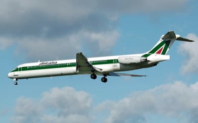 Avión de Alitalia