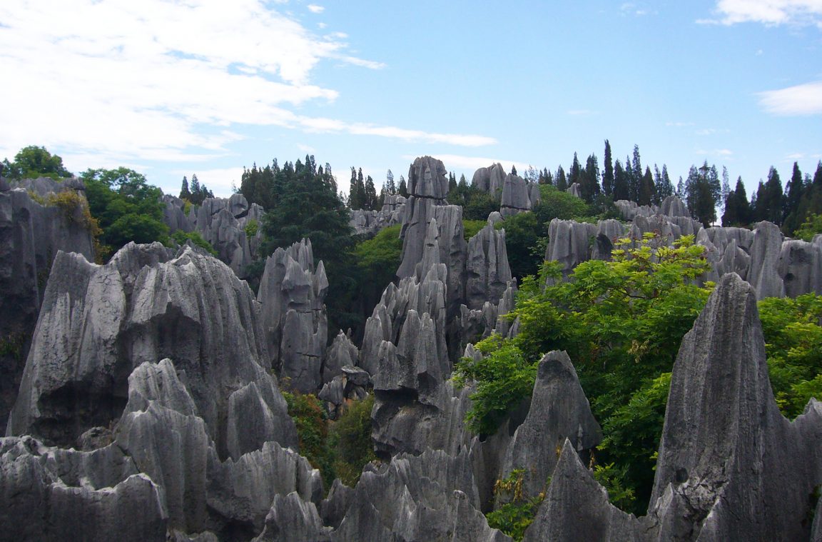 Bosque de piedra, Yunnan, China