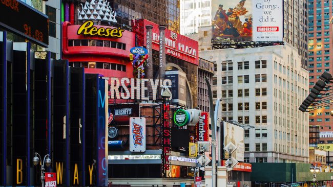 Broadway, avenida de Nueva York situada en Manhattan