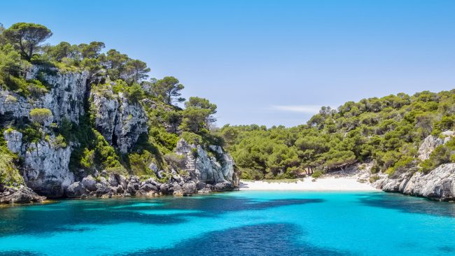 Cala Macarelleta de Menorca, España