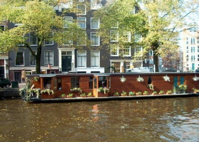 Casa flotante de Ámsterdam