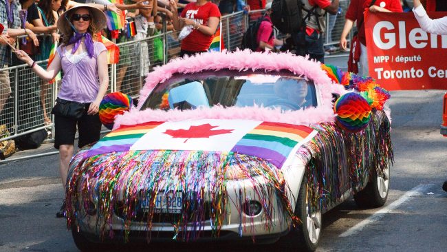 Celebración del orgullo gay en Toronto