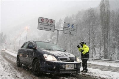 Control de Carretera en Andorra