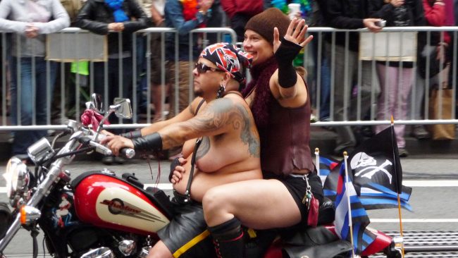 Desfile "Dykes On Bikes" en San Francisco