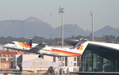 Despegue en el Aeropuerto de Valencia