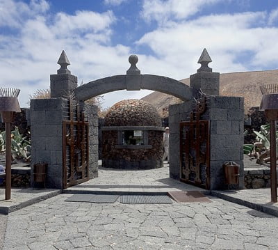 Entrada al Jardín de Cactus de Lanzarote