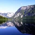 Fotografia del Lago Bohinj en Eslovenia