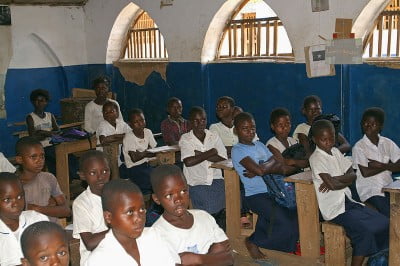 fotos Una clase en la República Democrática del Congo