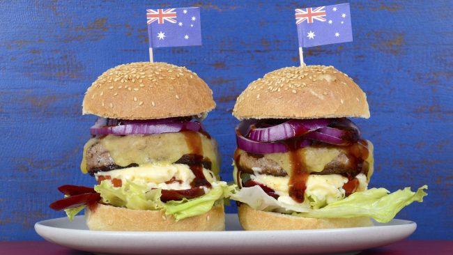 Hamburguesas al estilo australiano