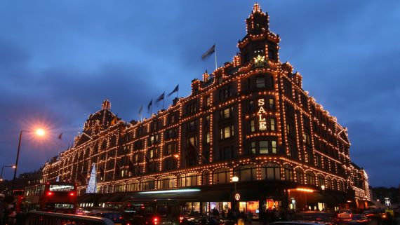 Harrods durante las rebajas de invierno (Londres)